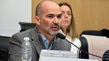 Juan Martín, presidente del PRO, argumentó el rechazo. Foto: Marcelo Ochoa.