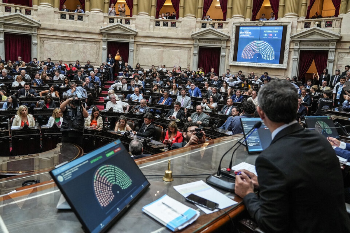 Presupuesto universitario | Martín Menem llamó a sesión en la Cámara de Diputados para este martes. Foto archivo. 