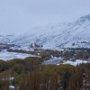 Imagen de Iba por una hermosa ruta de la Patagonia, empezó a nevar y filmó esta maravilla en el norte de Neuquén