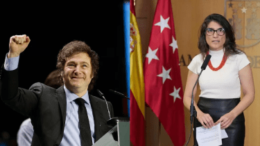 La diputada de la Asamblea de Madrid, Manuela Bergerot, apuntó contra Milei. 