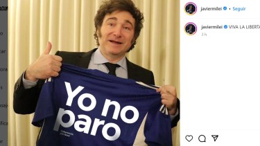 El posteo en Instagram del Presidente. 