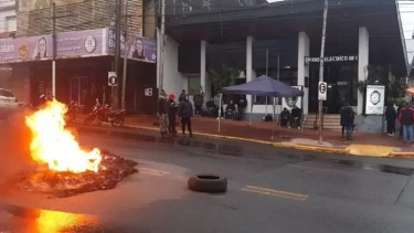 Los policía reclaman mejoras salariales. Foto gentileza