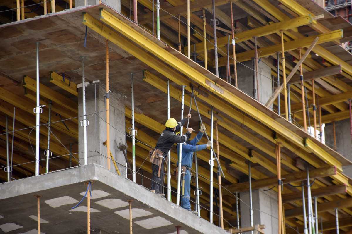La construcción siente el impacto de la pérdida de empleos. 