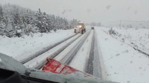 Nieve en Bariloche: alerta en la cordillera de Río Negro para este jueves