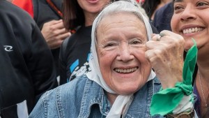 Murió Nora Cortiñas, titular de Madres de Plaza de Mayo