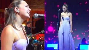 La curiosa historia del vestido que Olivia Firpo, la joven cantante de Neuquén, usó en el Spinetta Day de Olga