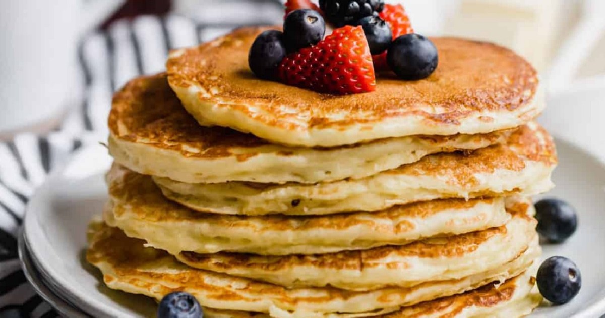 Para un desayuno delicioso: pancakes suaves y esponjosos