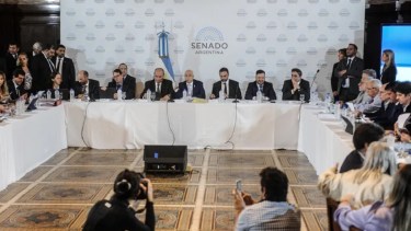 El Senado retoma el debate en comisiones de la Ley Bases este miércoles. La jornada podría ser definitoria. Foto archivo. 
