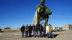 Así es el monumento al Soldado Argentino más grande del país, en Zapala