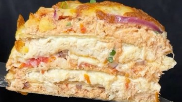 Torre de panqueques temporada otoño invierno