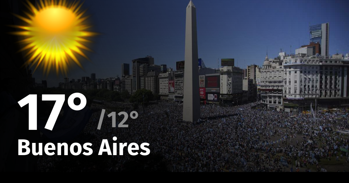 temperatura a buenos aires oggi