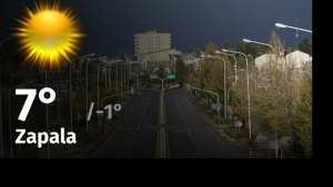 Clima en Zapala: cuál es el pronóstico del tiempo para hoy miércoles 1 de mayo