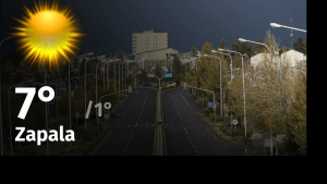 Clima en Zapala: cuál es el pronóstico del tiempo para hoy miércoles 8 de mayo