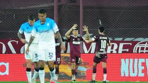 Lanús le puso freno a las ilusiones de Racing en la Liga Profesional