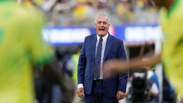 Gustavo Alfaro apostó a la resistencia y su equipo sumó un punto contra la poderosa Brasil. (AP)