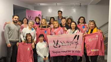 La asociación civil Valquirias Rosas nació en 2020. Acompaña a pacientes que transitan la enfermedad. Foto: gentileza