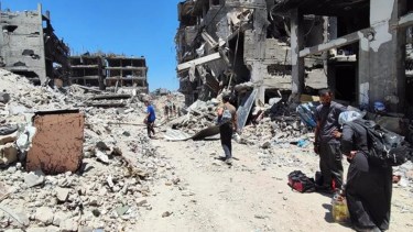 La guerra no da tregua en Medio Oriente, el último hecho fue el ataque de Israel a una  escuela de la Agencia de Naciones Unidas para los Refugiados Palestinos (Unrwa) en Gaza. Foto Gentileza Noticias Argentinas