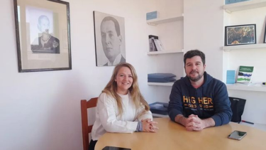 Ana Marks y José Luis Berros hablaron de la "unidad" del peronismo en Río Negro. Foto: Gentileza