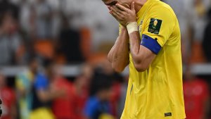 El llanto de Cristiano Ronaldo tras perder la final de la Copa del Rey de Campeones en Arabia Saudita