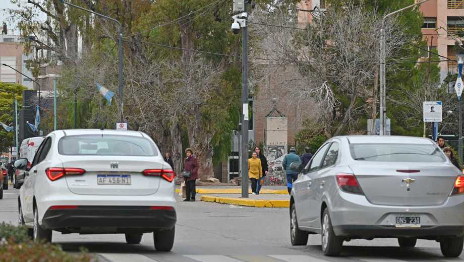 El 61% de las infracciones son por los cruces peatonales (foto: archivo Florencia Salto)