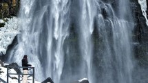 Imagen de La cascada de 40 metros de Neuquén que el frío convierte en una una increíble postal de hielo