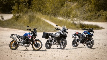 Las tres nuevas versiones que presentó BMW Motorrad en Argentina.