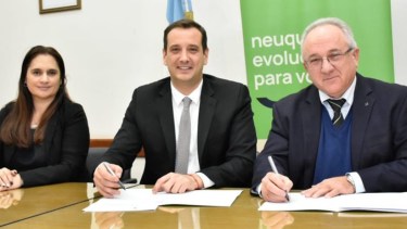 El convenio se firmó en Neuquén (Foto: gentileza)