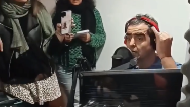 La transmisión fue encabezada por el locutor José Pablo Martin. Foto: gentileza