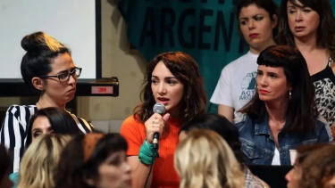 Thelma Fardin participará de una charla abierta en Neuquén. 
