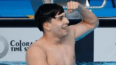 Iñaqui Basiloff ganó la medalla dorada en los 400 metros libres. 
