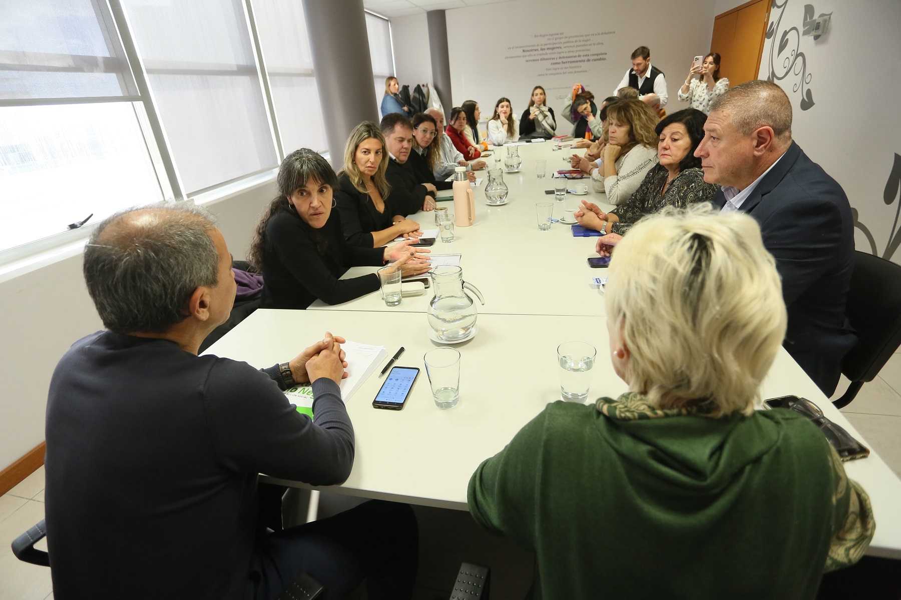 La reunión se desarrolló este martes en la Legislatura de Río Negro. 