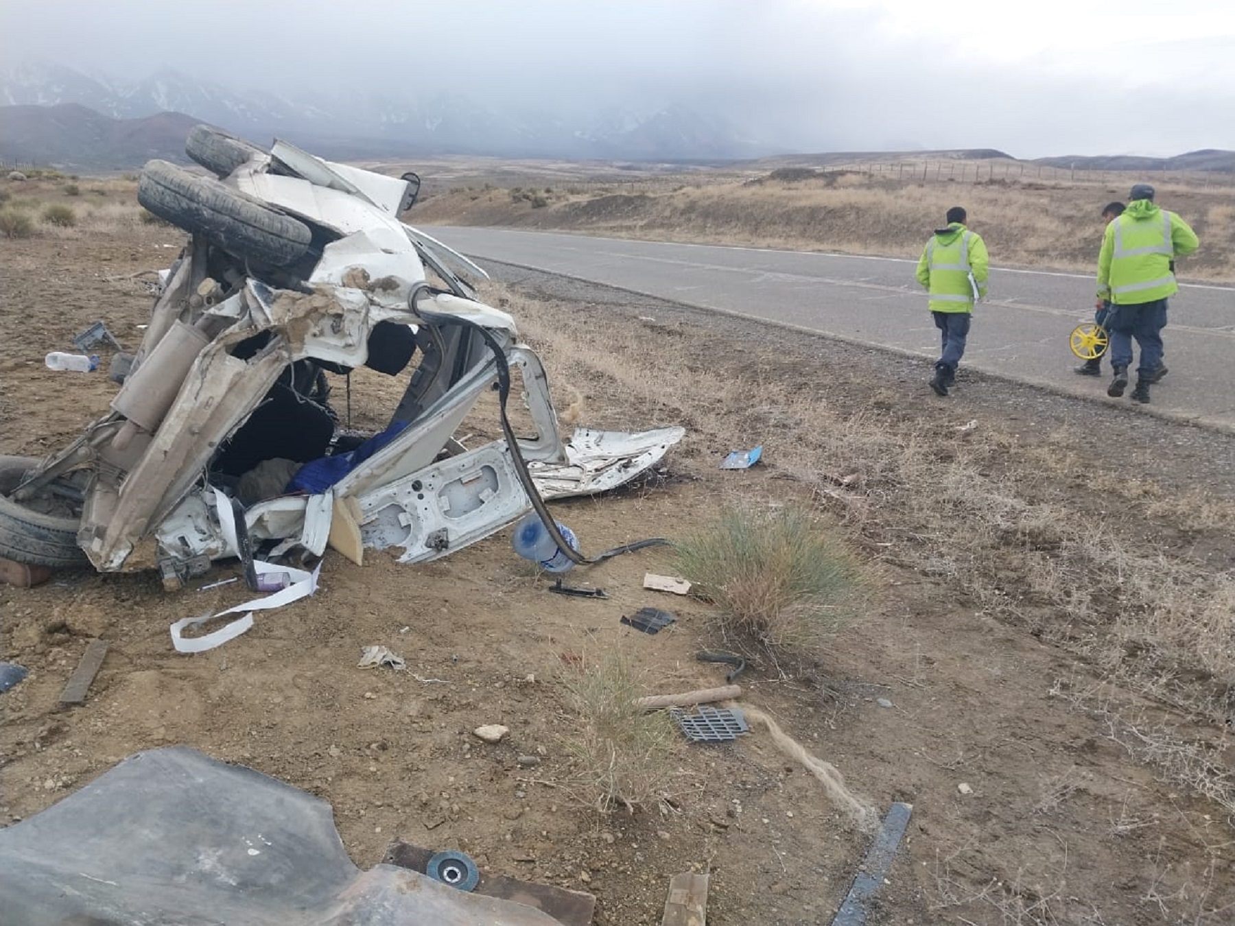 Un herido en un violento vuelco sobre la Ruta 43, en el norte de ...