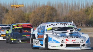 Cáceres corrió por primera vez en Roca y cantó victoria. (Omar de los Santos)