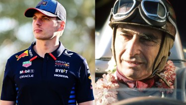 Max Verstappen habló sobre Juan Manuel Fangio.