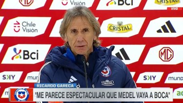 Video | Ricardo Gareca opinó sobre la llegada de Gary Medel a Boca: «Es espectacular…»