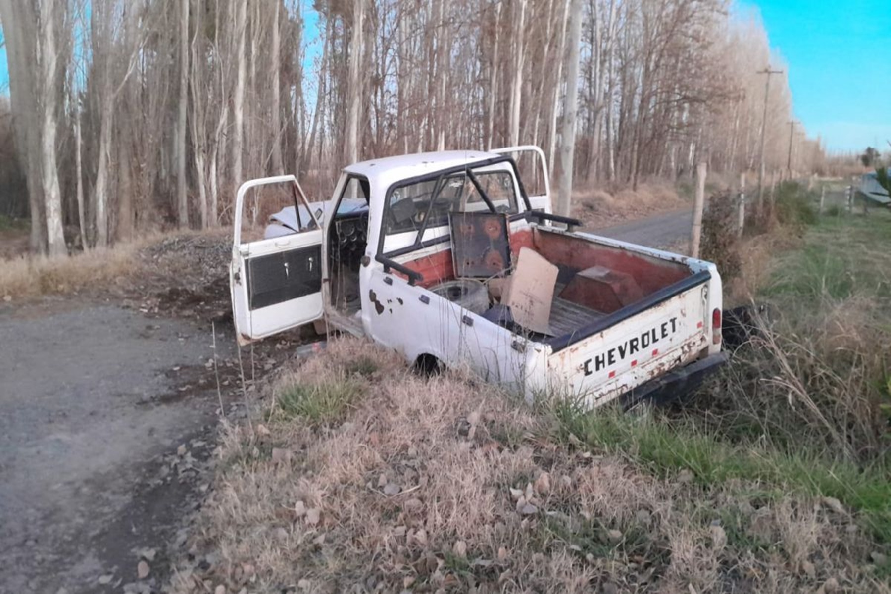 El incidente ocurrió cuando el conductor, en un intento por esquivar a un perro, realizó una maniobra forzada. Foto: gentileza, 7 en Punto.