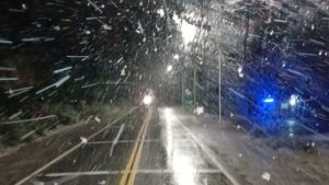 La nieve «complica» la Ruta 40 entre Bariloche y El Bolsón, este lunes: cuál es la situación