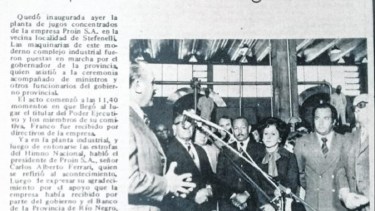 Diario RIO NEGRO (lo que publicamos): Proinsa, idea y realidad