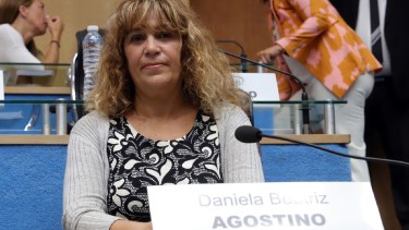 La legisladora Daniela Agostino presentó el primer proyecto. Foto: Marcelo Ochoa.
