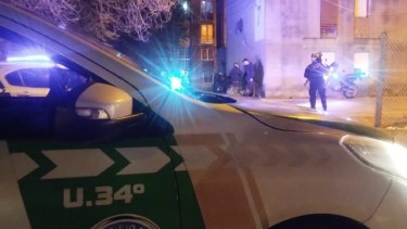 Hubo un gran despliegue policial en inmediaciones del barrio América de Viedma. 