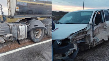 El siniestro vial ocurrió este martes por la tarde sobre Ruta 22. Foto: gentileza