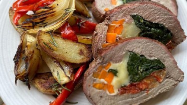 Colita de cuadril rellena: una receta rendidora, sabrosa y bastante fácil de hacer