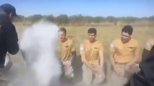 Investigan un ritual de bautismo a soldados en Córdoba: les arrojaron cal y sufrieron quemaduras internas