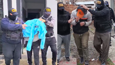 Dos jovenes de 21 y 24 años fueron detenidos en Roca. Foto: gentileza