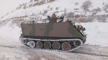 Hay rutas intransitables en Chubut, por el temporal de nieve. Foto: Facebook Ignacio Torres