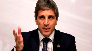 Caputo, ministro de Economía de Javier Milei. Foto: archivo. 