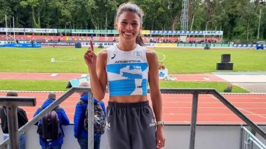 Martina Escudero es la nueva dueña del récord argentino en los 800 metros llanos femeninos. (Foto: Gentileza)