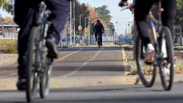Gran bicicleteada familiar este sábado en Neuquén. Foto: archivo Matías Subat. 