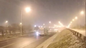 Video: ¡Se cumplió! La nieve ya avanza por Neuquén y llegó otra vez a Zapala