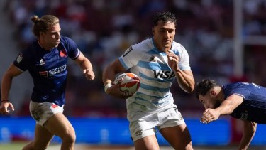 Video | Mirá el tremendo try de Rodrigo Isgró para Los Pumas 7’s en la victoria ante Francia